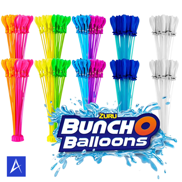 Shop ZURU Bunch O Balloons 10-Stem Pack — 330+ rapid-fill self-sealing water balloons. Pool party + backyard battle bulk pack.