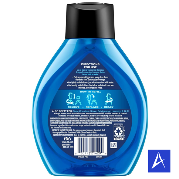 Shop Dawn Powerwash Heavy Duty Refill Bottle 16 fl oz — 5X faster grease-cutting, no soaking required.
