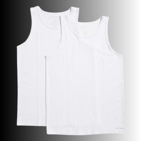 Shop Pair of Thieves Men's 2-Pack Supersoft Fitted Tanks White, Size XL. 4-way stretch, tagless, no-chafe seams, cloud-comfortable fabric.