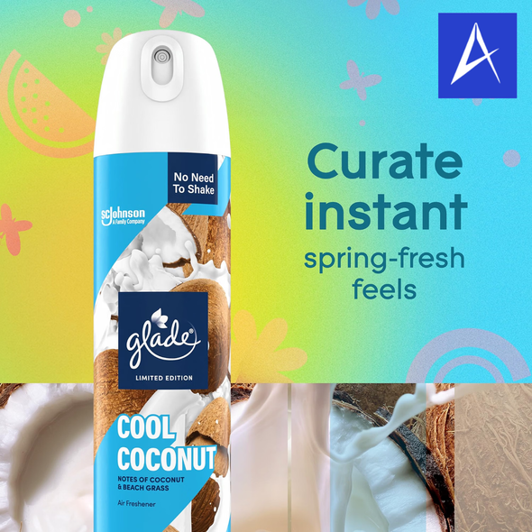 Shop Glade Cool Coconut 8oz at A Complete Cart. Long-lasting Cool Coconut scent.