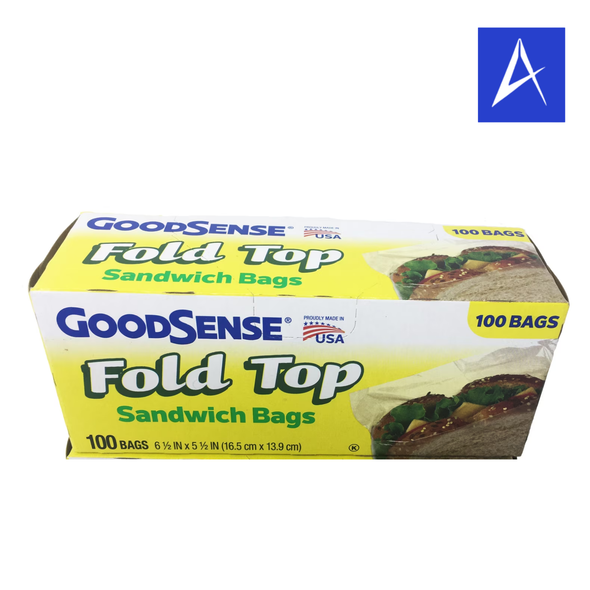 Shop Good Sense Sandwich Bags 100ct at A Complete Cart. Big-value fold-top sandwich bags.