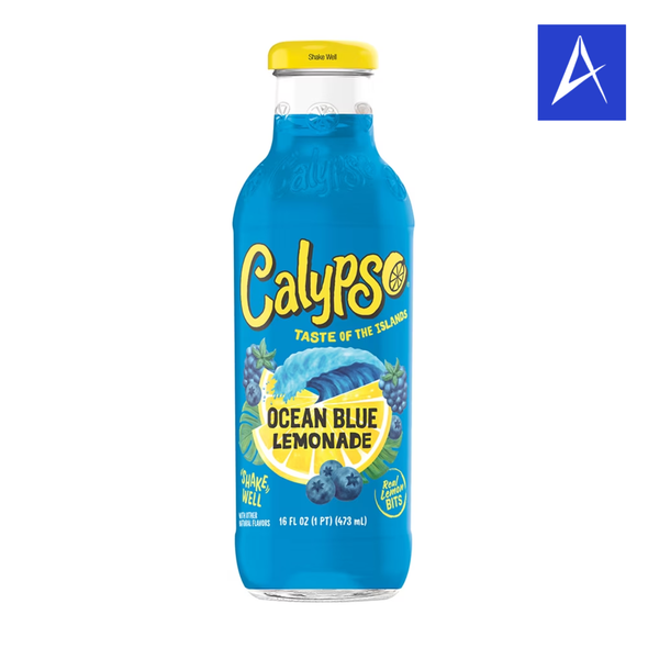 Shop Calypso Ocean Blue Lemonade 16oz at A Complete Cart. Island-style lemonade with real lemon bits, caffeine free, 16 fl oz glass bottle. Everyday low price.
