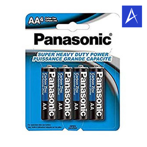 Shop Panasonic Battery AA 4pk at A Complete Cart. 4-pack AA batteries for clocks, remotes, simple torches and toys. Everyday low price.