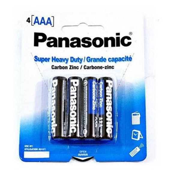 Shop Panasonic Battery AAA 4pk at A Complete Cart. 4-pack AAA batteries for remotes, clocks and small gadgets. Everyday low price.