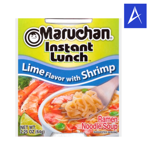 Shop Maruchan Lime with Shrimp Cup Ramen 2.25oz at A Complete Cart. Sharp lime and shrimp in a cup — the broth that doesn't taste heavy. Order online.