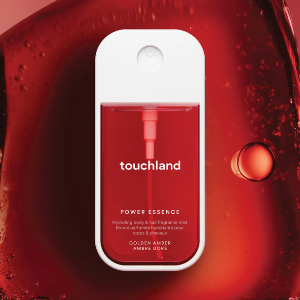 Shop Touchland Power Essence Body & Hair Fragrance Mist in Golden Amber — hydrating, long-wear scent for skin and hair.