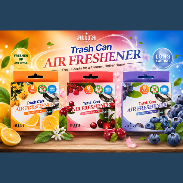 Shop Aura Trash Can Air Freshener, Lemon Balm at A Complete Cart. Long-lasting Lemon Balm scent.