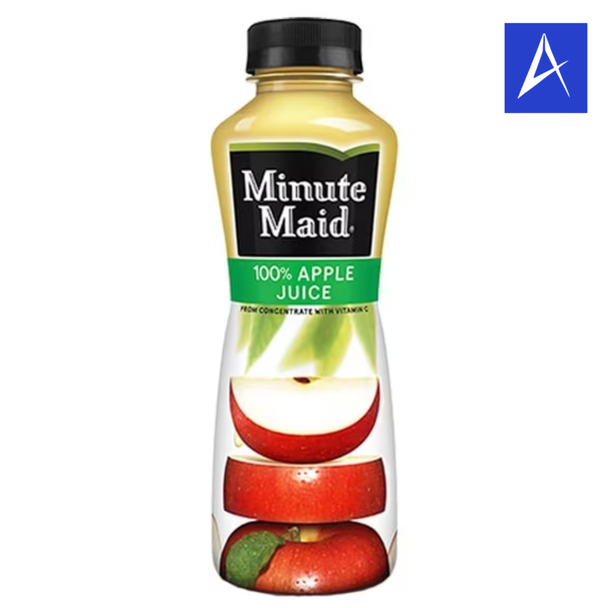 Shop Minute Maid Apple Juice 12oz at A Complete Cart. 100% apple juice with no sugar added, a good source of vitamin C, in a 12 fl oz bottle. Everyday low price.