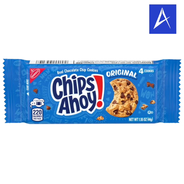 Shop Chips Ahoy Original Single Serve 1.55oz at A Complete Cart. The crunchy chocolate chip original in a sealed single-serve pack — lunchbox sized.