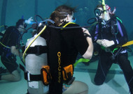 Discover Scuba at the swimming pool