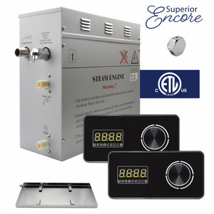 Encore Dual Horizontal Steam Generator Kit with Drip Pan Encore Dual Horizontal Steam Generator Kit with Drip Pan