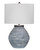 Midlands 26" Table Lamp in Textured Matte Blue Stone