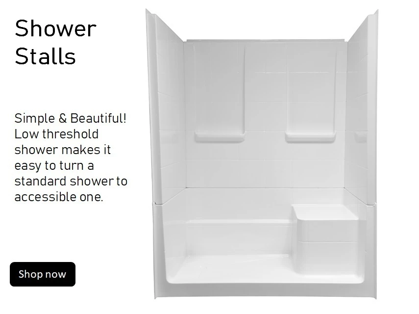 Homeward Bath Low-Threshold Shower