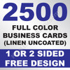 2500 Business Cards (Linen)