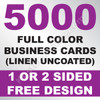 5000 Business Cards (Linen)
