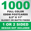 1000 EDDM Postcards 8.5x11