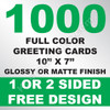 1000 Greeting Cards 10x7