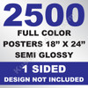 2500 Posters 18x24