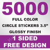 5000 Stickers 3.5 (Circle)