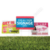 25 Yard Signs 1 Sided 12x18