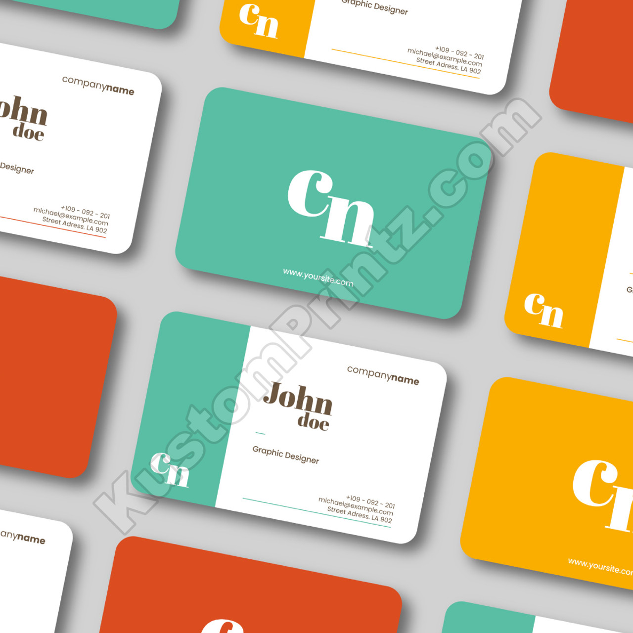 2500 Business Cards (Rounded Corners)