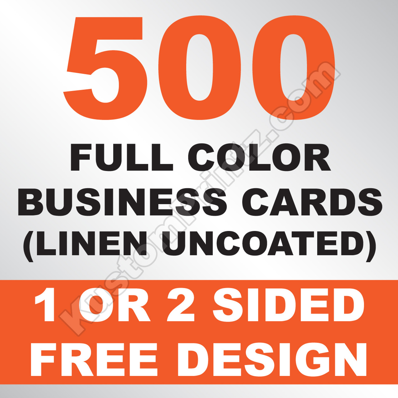 500 Business Cards (Linen)