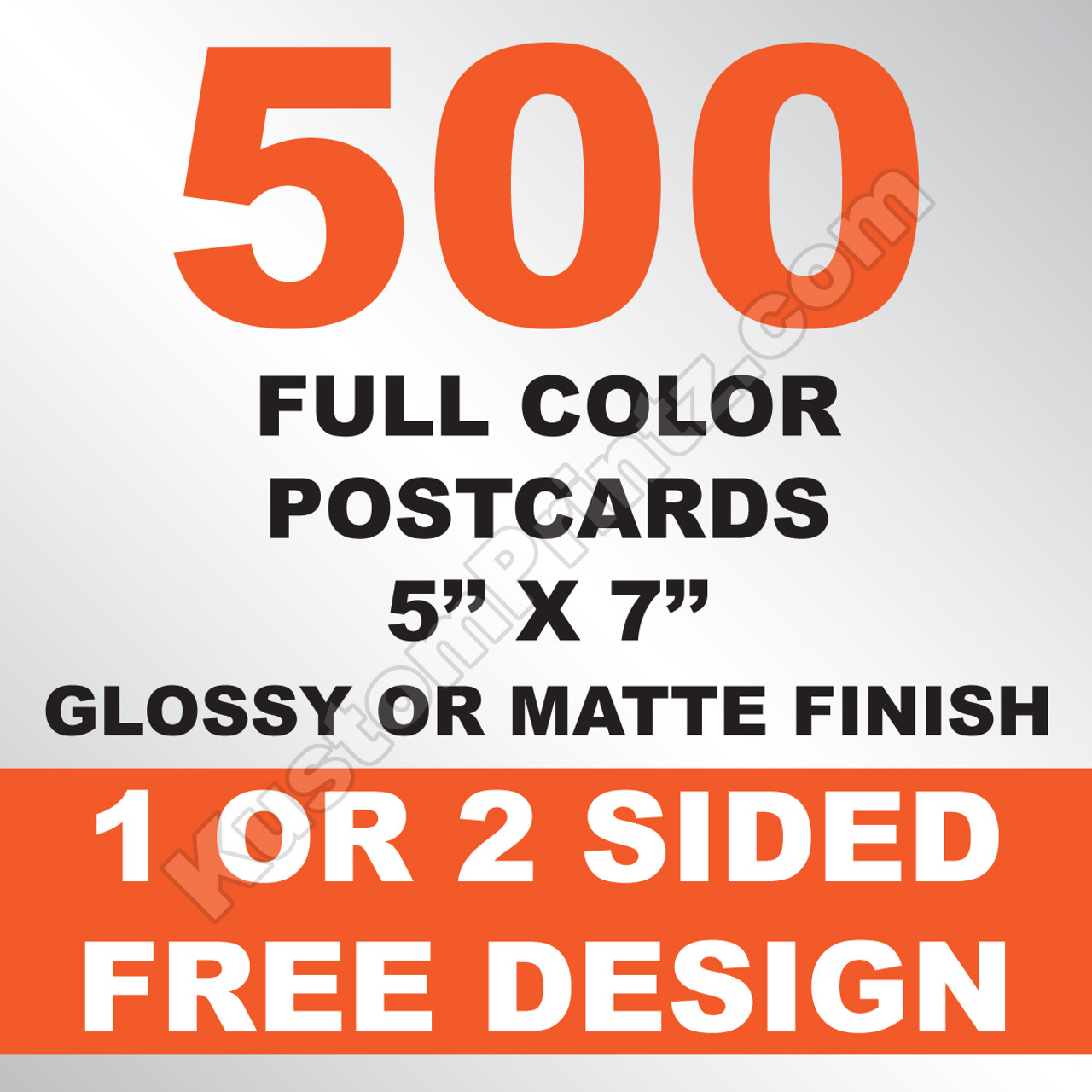 Full Color Postcards - 5 x 7