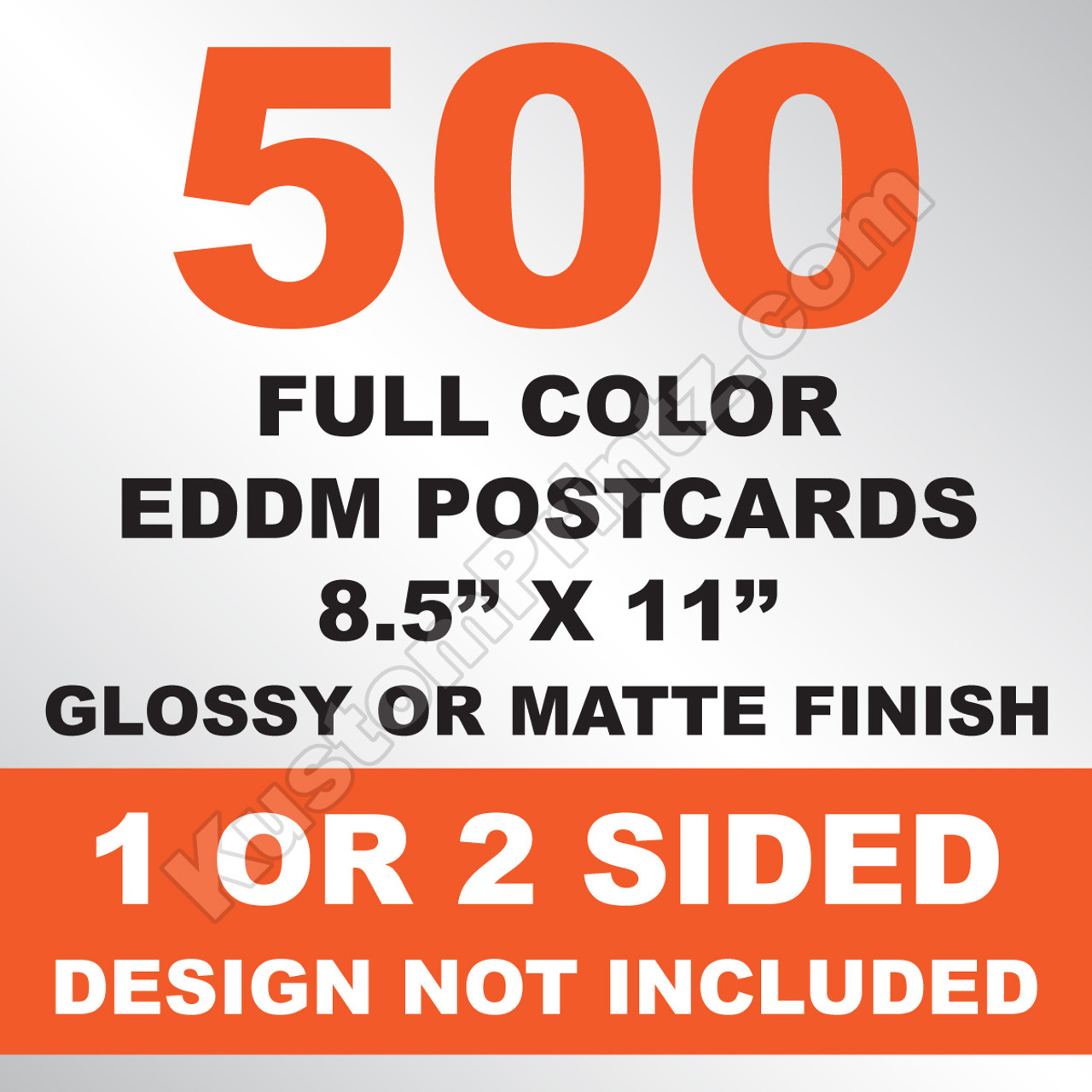 500 EDDM Postcards 8.5x11
