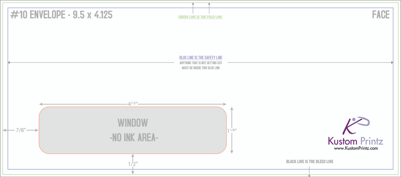 2500 Envelopes 4.125x9.5 With Window