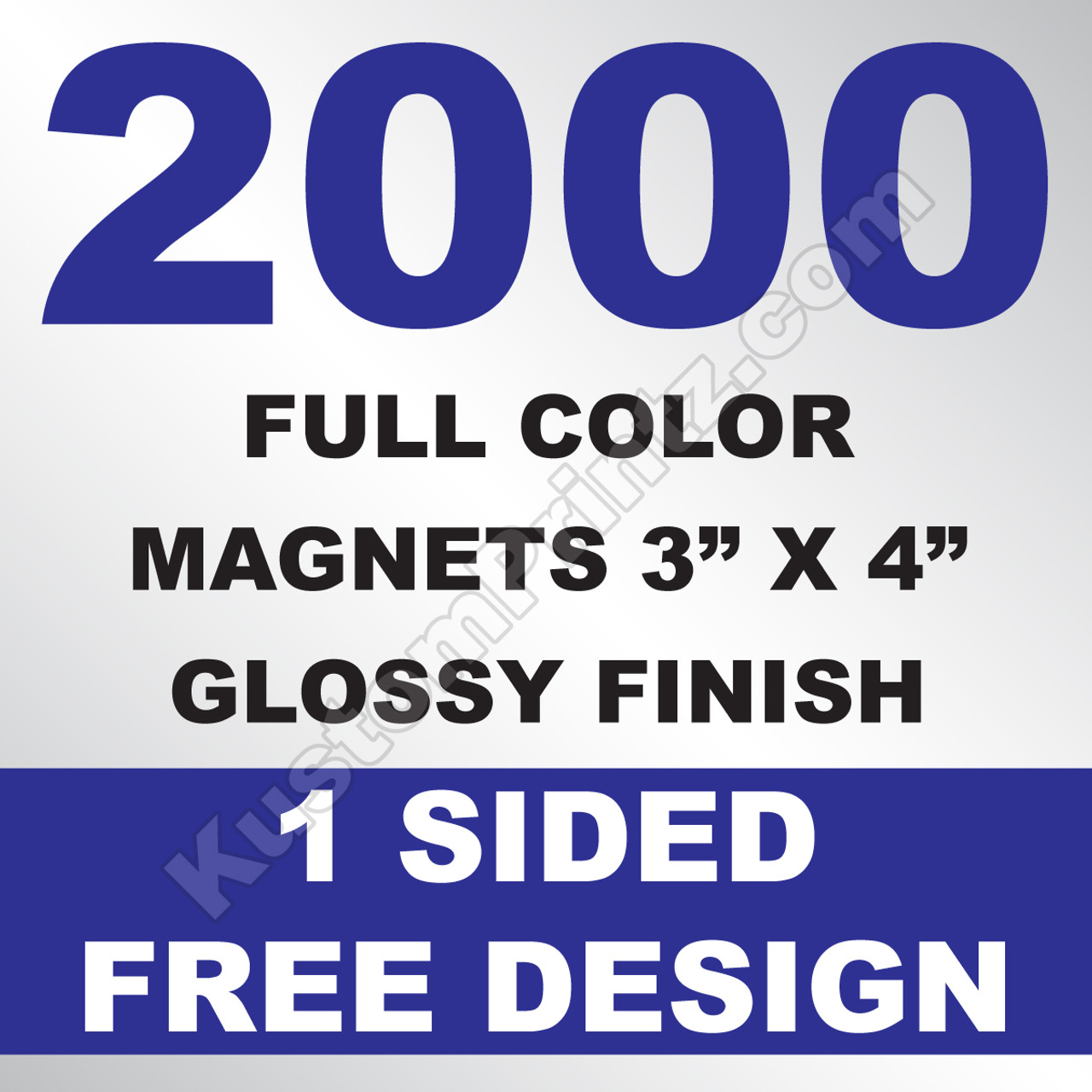 2000 Magnets 3x4