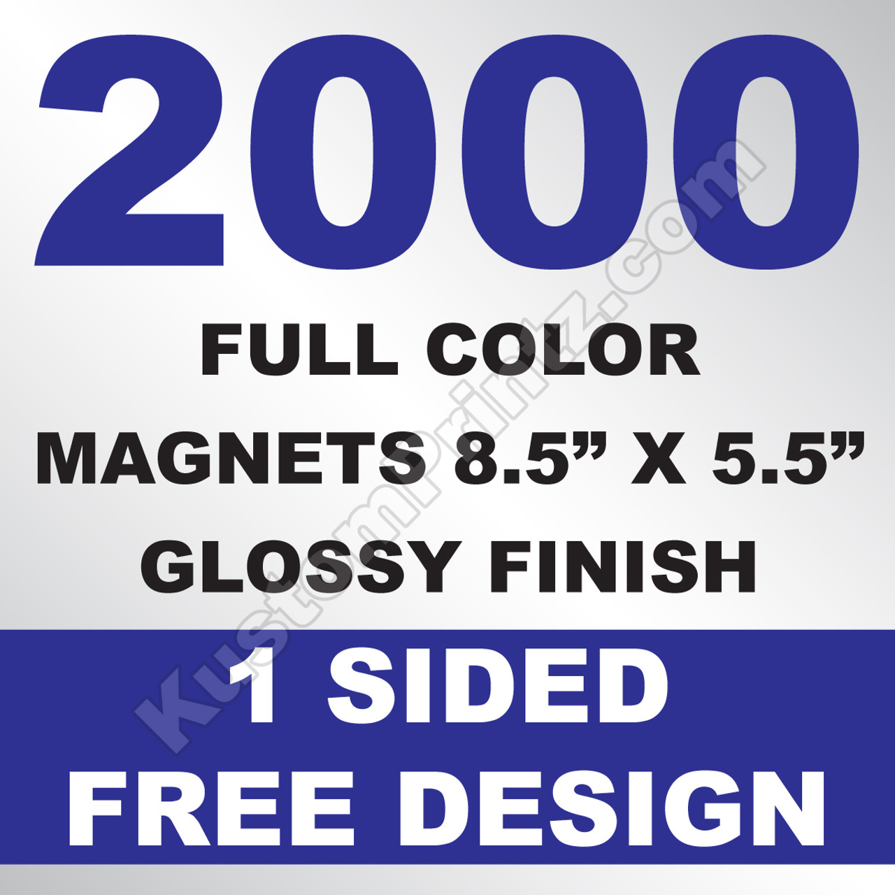2000 Magnets 8.5x5.5