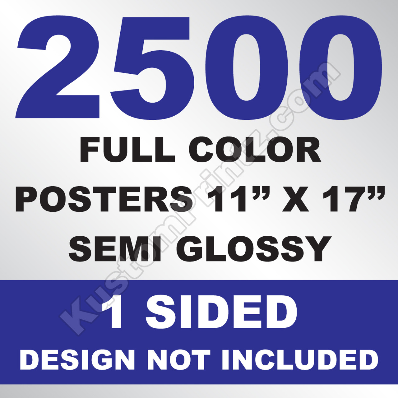 2500 Posters 11x17