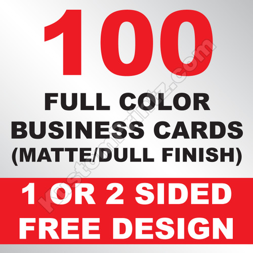 100 Business Cards (Matte)