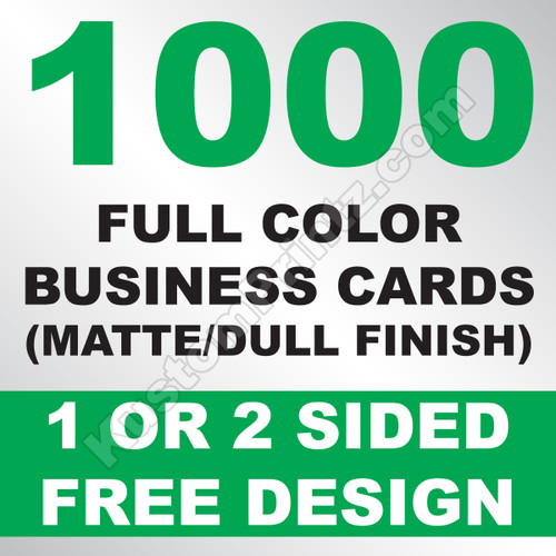 1000 Business Cards (Matte)