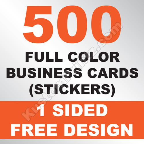 500 Business Cards (Stickers)