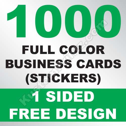 1000 Business Cards (Stickers)