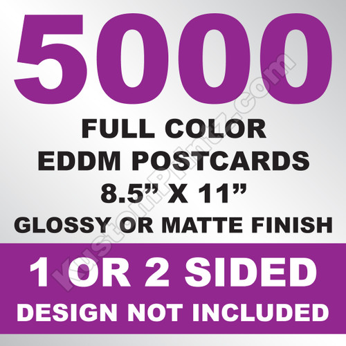 5000 EDDM Postcards 8.5x11