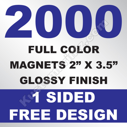 2000 Magnets 2x3.5