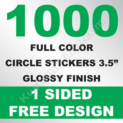 1000 Stickers 3.5 (Circle)