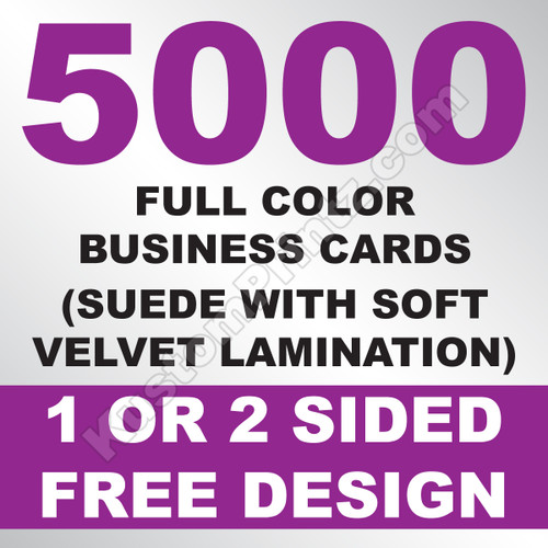 5000 Business Cards (Suede)