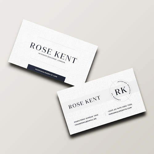 Linen Business Cards