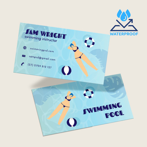 Waterproof Business Cards