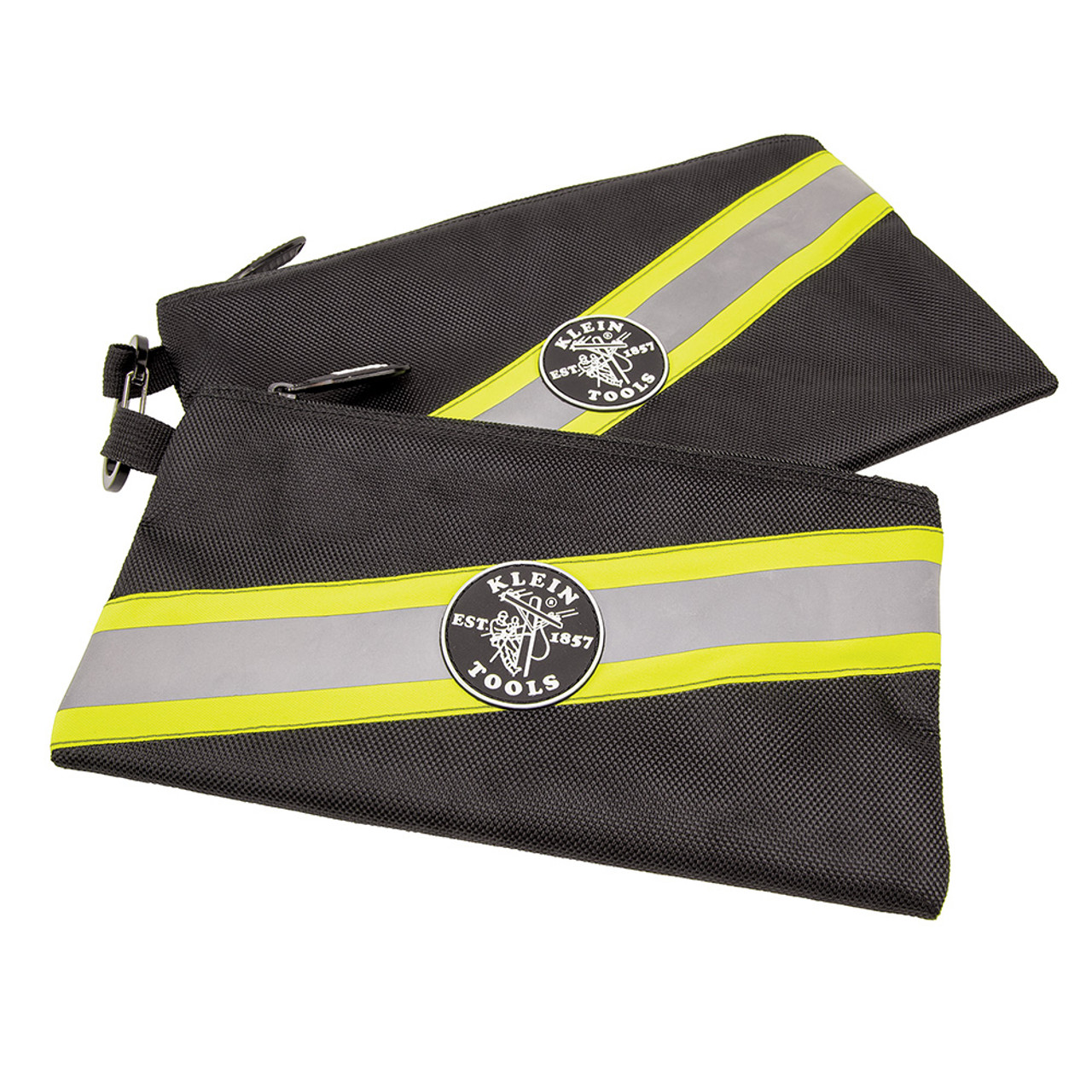 Klein 55599 High Visibility Zipper Bags, 2 Pack | Southern Electronics