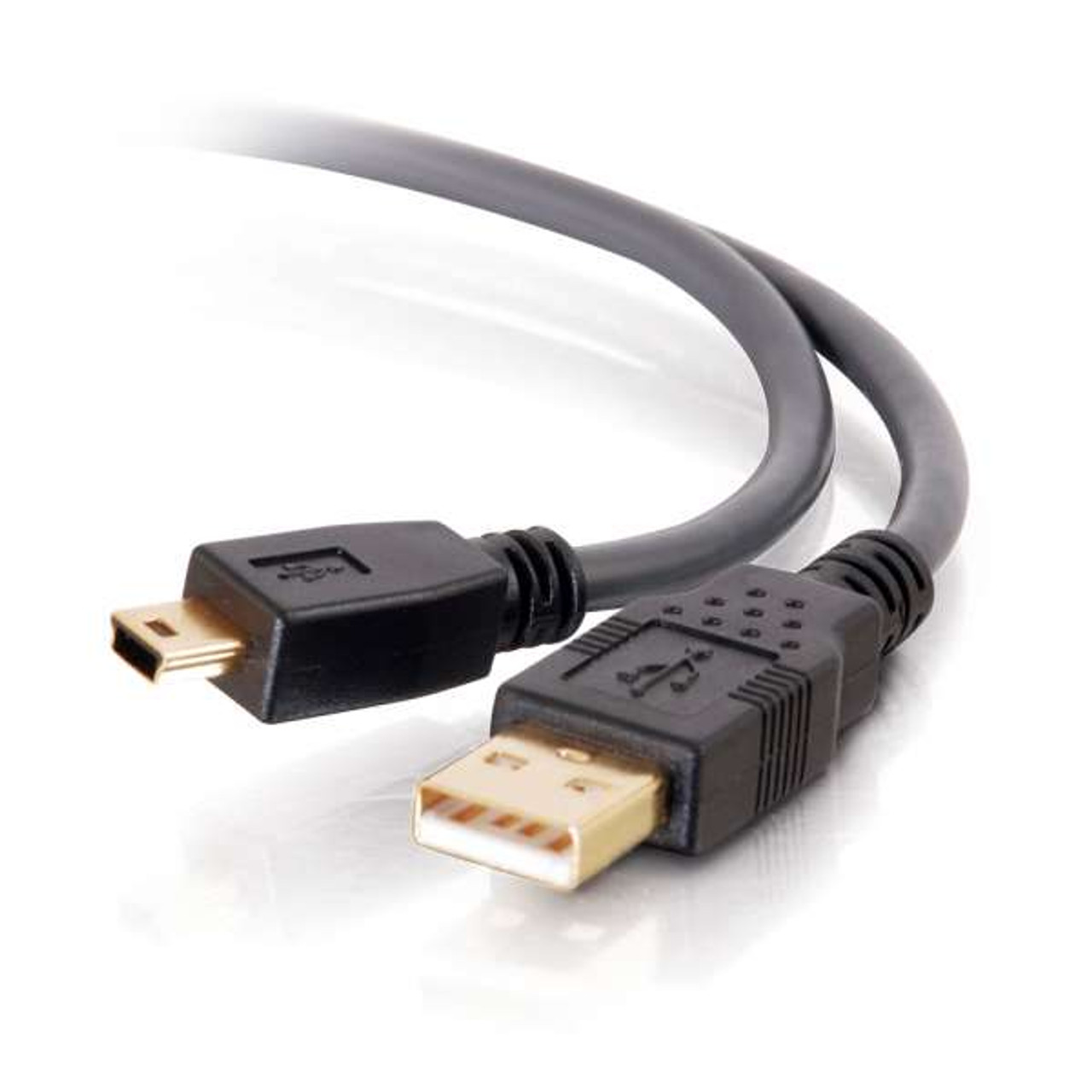 C2G 6.6ft USB A to USB B Cable - USB A to B Cable - USB 2.0 - Black - M/M -  28102 - USB Cables 