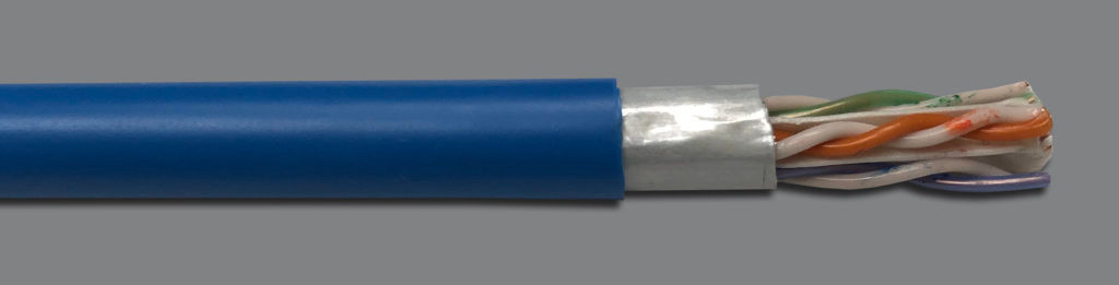 Comtran 36506 COM-Link Category 6A UTP Blue Plenum 1000 Ft. Box ...