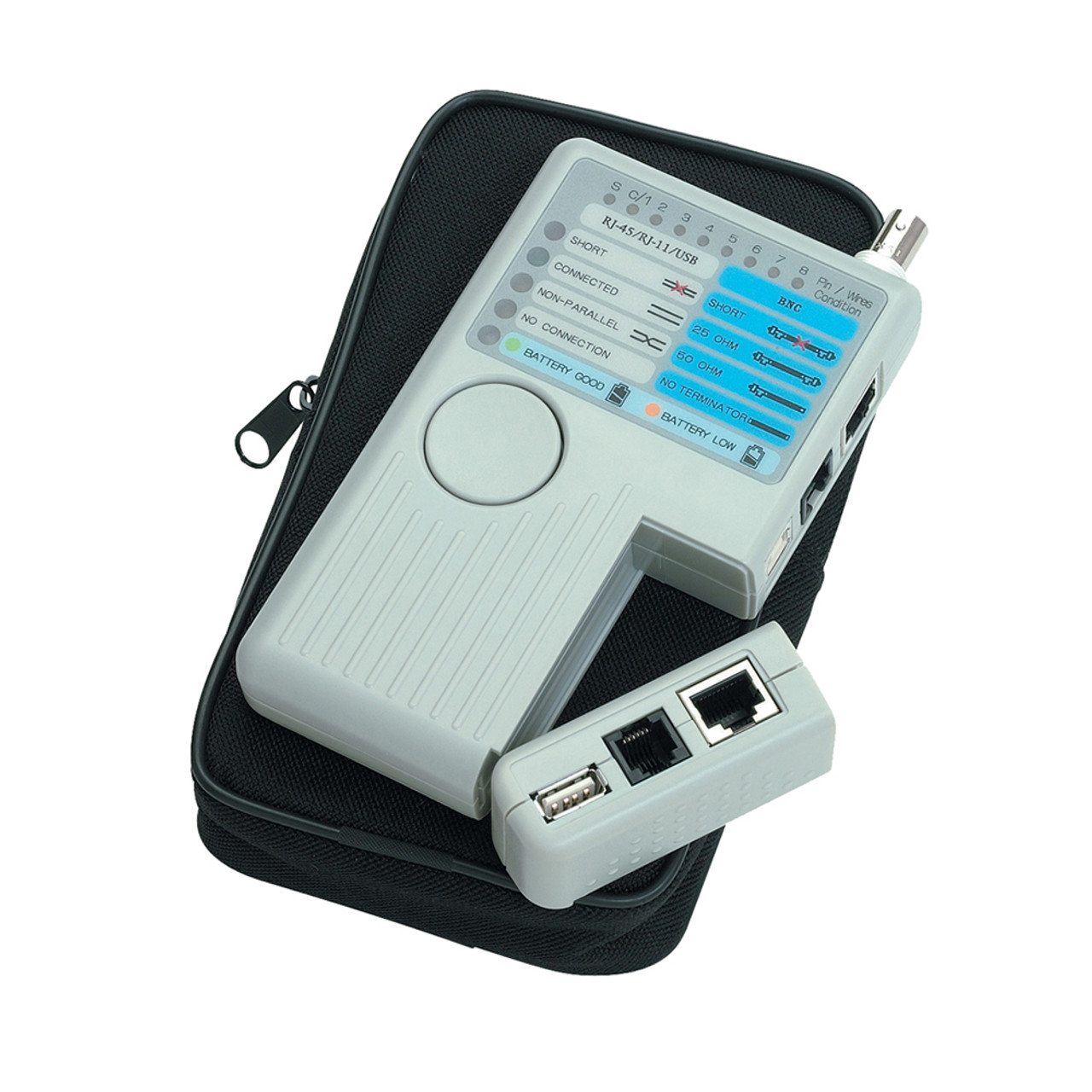 Professional Multi Function RJ45 RJ11 USB and BNC Cable Tester