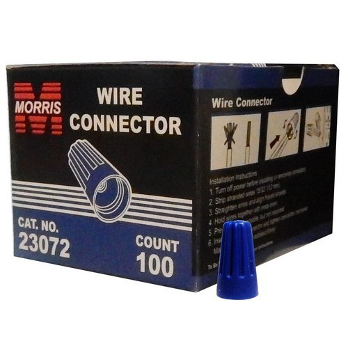 Morris 23072 Blue Screw-On Wire Connectors, 100 Pack | Southern