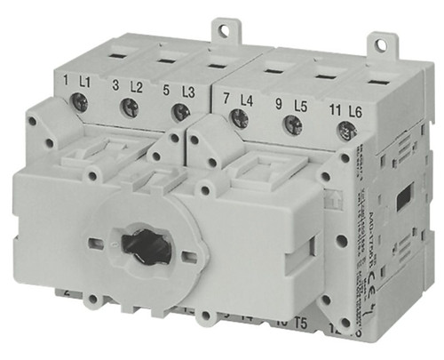 Sprecher & Schuh LA7-63-1756 63A 6-Pole Base-Mounted Disconnect Switch