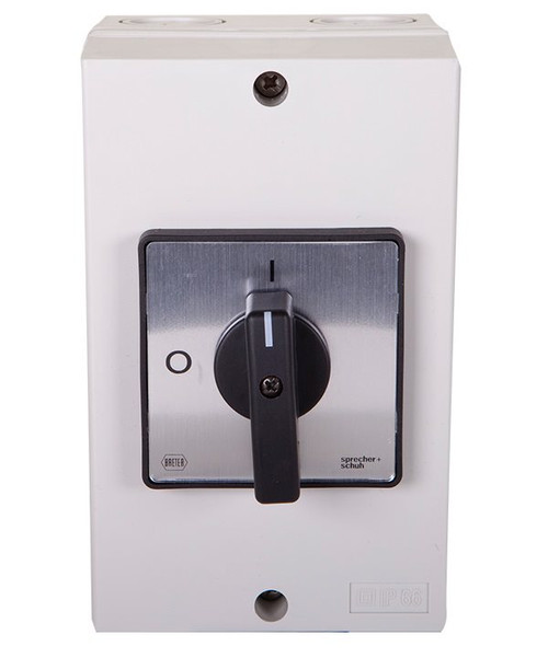 Sprecher & Schuh LY7-16M-1753-A4 16A 3-Pole IP66 ABS Enclosure Disconnect Switch