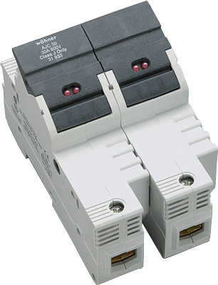 Sprecher & Schuh 31132 2-Pole DIN-rail Easy Switch LED Fuse Holder